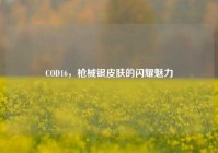 COD16，枪械银皮肤的闪耀魅力
