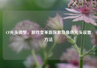 CF光头调整，游戏变革新探索及角色光头设置方法