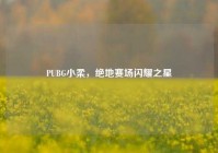 PUBG小柔，绝地赛场闪耀之星