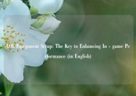LOL Equipment Setup: The Key to Enhancing In - game Performance (in English)