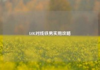 LOL对线铁男实用攻略