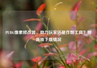 PUBG像素修改器，助力玩家还是作弊工具？附画质下载情况