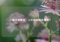 一篇文章解答，CF火线时刻在哪找？