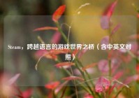 Steam，跨越语言的游戏世界之桥（含中英文对照）