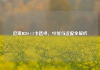 尼康D200 CF卡选择，性能与适配全解析