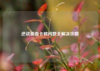 逆战画面卡顿问题全解决攻略