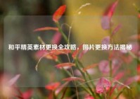 和平精英素材更换全攻略，图片更换方法揭秘