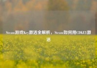 Steam游戏Key激活全解析，Steam如何用CDKEY激活