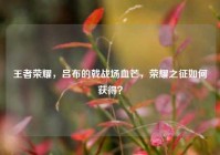 王者荣耀，吕布的戟战场血芒，荣耀之征如何获得？