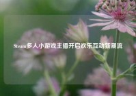 Steam多人小游戏主播开启欢乐互动新潮流