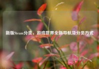 新版Steam分类，游戏世界全新导航及分类方式