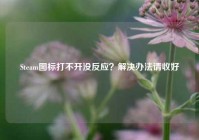 Steam图标打不开没反应？解决办法请收好