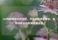 LOL特权网吧钻石特权，开启极致峡谷体验，探秘网吧钻石权限专属皮肤