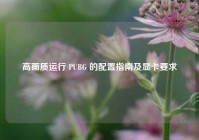 高画质运行 PUBG 的配置指南及显卡要求