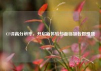 CF调高分辨率，开启新体验却面临加载慢难题