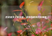 逆战泯灭之影技能，战场致胜利刃全解析