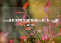 Steam退款过多原因剖析及应对之策，附Steam退款方法