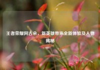 王者荣耀阿古朵，新英雄带来全新体验及人物揭秘