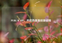 PUBG M APP，开启热血竞技新征程
