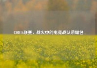 COD16联赛，战火中的电竞战队荣耀包