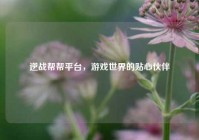 逆战帮帮平台，游戏世界的贴心伙伴