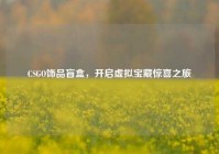 CSGO饰品盲盒，开启虚拟宝藏惊喜之旅