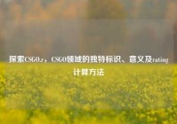 探索CSGO.r，CSGO领域的独特标识、意义及rating计算方法