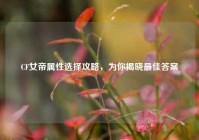 CF女帝属性选择攻略，为你揭晓最佳答案