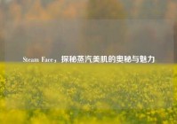 Steam Face，探秘蒸汽美肌的奥秘与魅力
