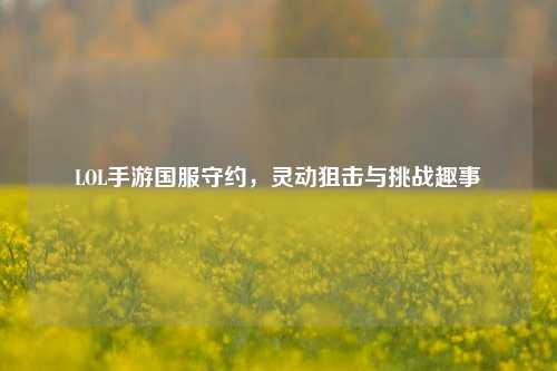 LOL手游国服守约，灵动狙击与挑战趣事