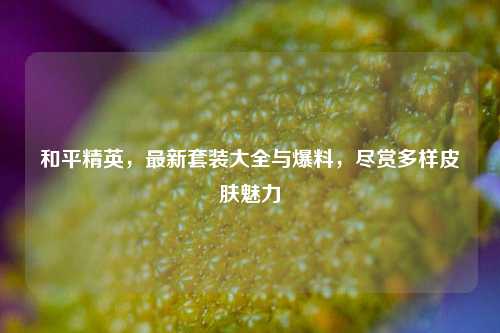 和平精英，最新套装大全与爆料，尽赏多样皮肤魅力