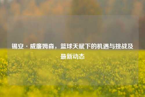 锡安·威廉姆森，篮球天赋下的机遇与挑战及最新动态