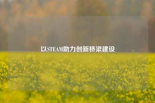 以STEAM助力创新桥梁建设