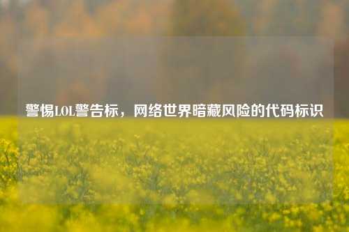 警惕LOL警告标，网络世界暗藏风险的代码标识