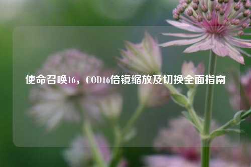 使命召唤16，COD16倍镜缩放及切换全面指南