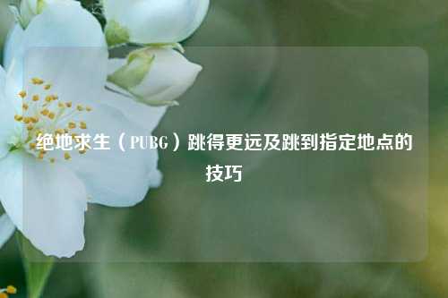 绝地求生（PUBG）跳得更远及跳到指定地点的技巧