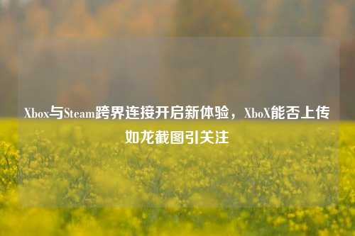 Xbox与Steam跨界连接开启新体验，XboX能否上传如龙截图引关注
