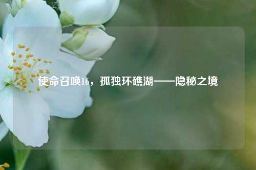 使命召唤16，孤独环礁湖——隐秘之境