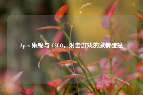 Apex 集锦与 CSGO，射击游戏的激情碰撞