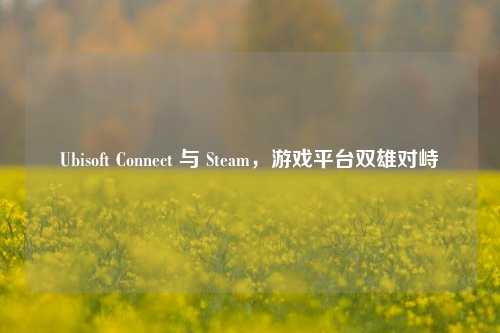 Ubisoft Connect 与 Steam，游戏平台双雄对峙