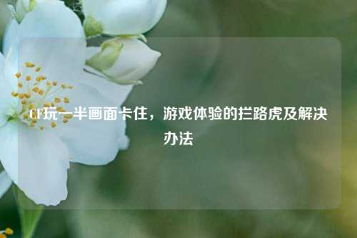 CF玩一半画面卡住，游戏体验的拦路虎及解决办法