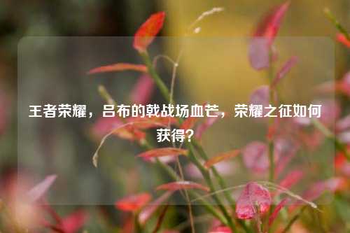 王者荣耀，吕布的戟战场血芒，荣耀之征如何获得？