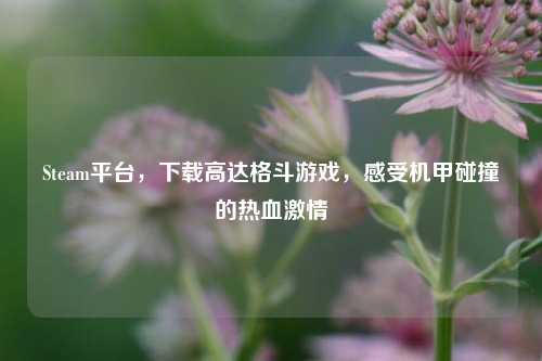Steam平台，下载高达格斗游戏，感受机甲碰撞的热血激情