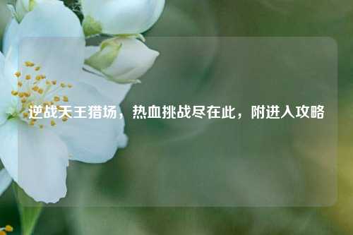 逆战天王猎场，热血挑战尽在此，附进入攻略