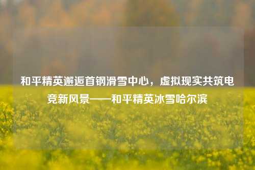 和平精英邂逅首钢滑雪中心，虚拟现实共筑电竞新风景——和平精英冰雪哈尔滨