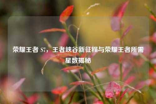 荣耀王者 S7，王者峡谷新征程与荣耀王者所需星数揭秘